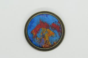 Брошь круглая Ø30мм 10919