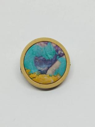Брошь круглая Ø25мм 10955