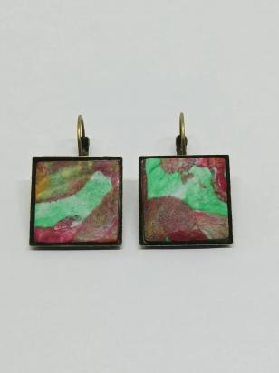 Серьги квадратные 20х20 мм 11122