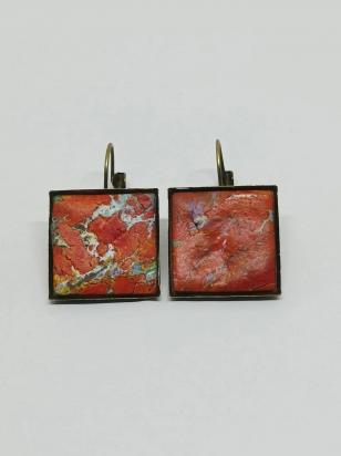 Серьги квадратные 20х20 мм 11127