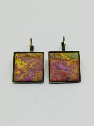 Серьги квадратные 20х20 мм 11130