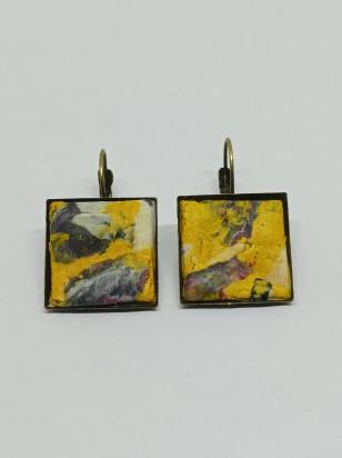 Серьги квадратные 20х20 мм 11133
