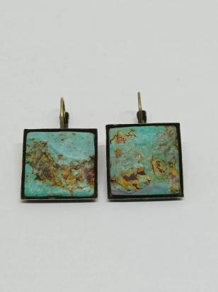 Серьги квадратные 20х20 мм 11145