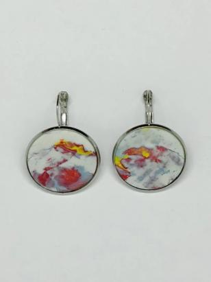 Серьги круглые Ø25мм 11722