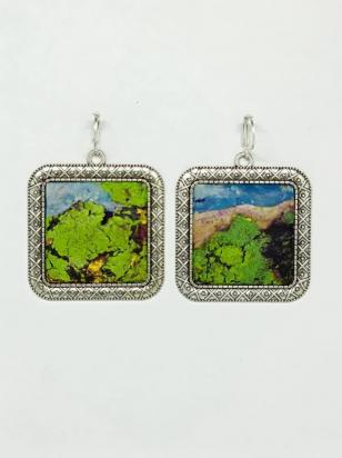 Серьги квадрат 30х30 мм 11768