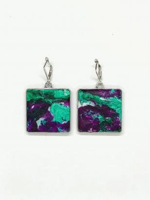 Серьги квадратные 30х30 мм 11776
