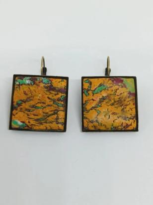 Серьги квадрат 25х25 мм 3464